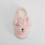 Zapatilla de casa peluche oso rosa OLYNE
