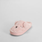 Zapatilla de casa peluche oso rosa OLYNE