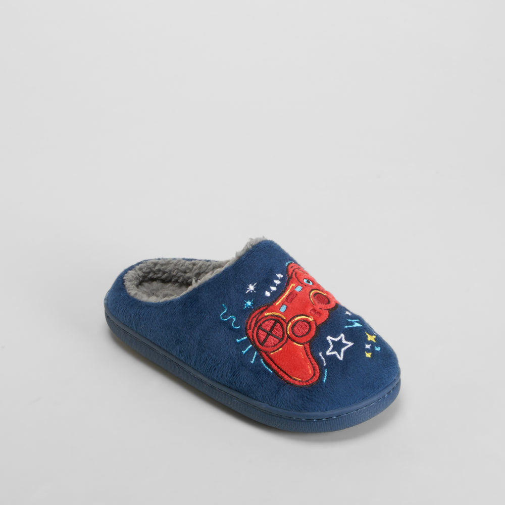 Zapatilla casa videojuegos azul OLYNE
