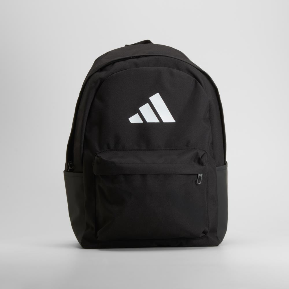 Mochila negra logo blanco ADIDAS