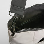 Bolso asa larga nylon blanco NYC