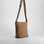 Bolso cruzado antelina marrón NYC