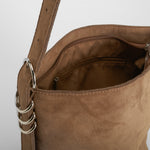 Bolso cruzado antelina marrón NYC