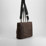Bolso shopper nylon marrón NYC
