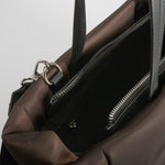 Bolso shopper nylon marrón NYC
