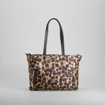 Bolso estampado leopardo asas multicolor NYC