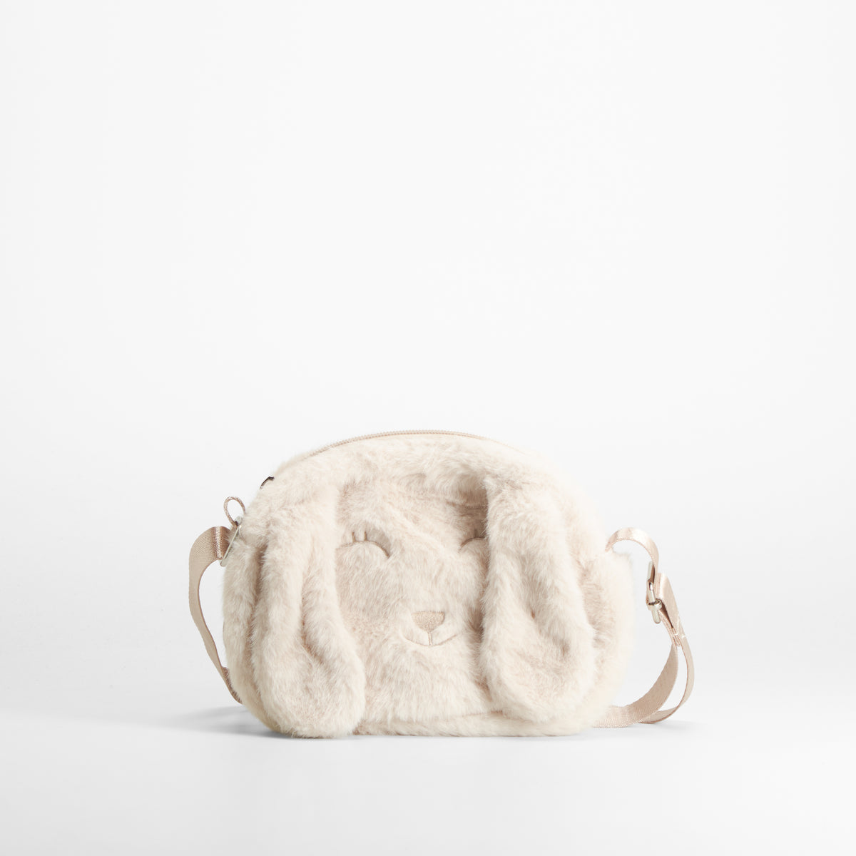 Bolso conejito terciopelo blanco OH GIRL!
