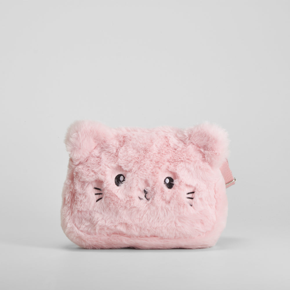 Bolso suave forma gatito rosa OH GIRL!