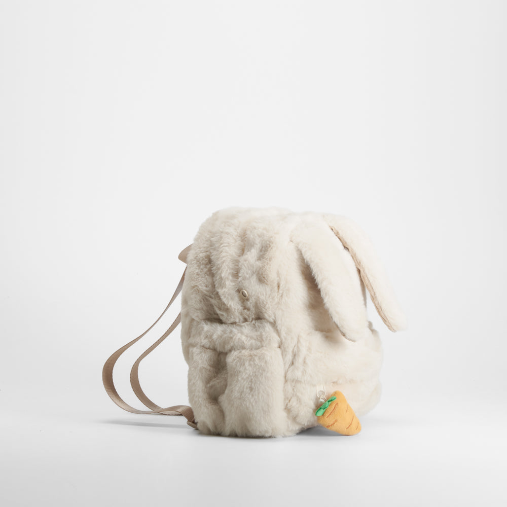 Mochila conejito terciopelo suave blanco OH GIRL!