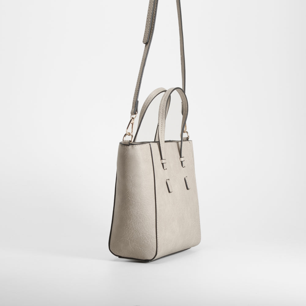 Bolso asa larga elegante blanco PICCOLA PIU