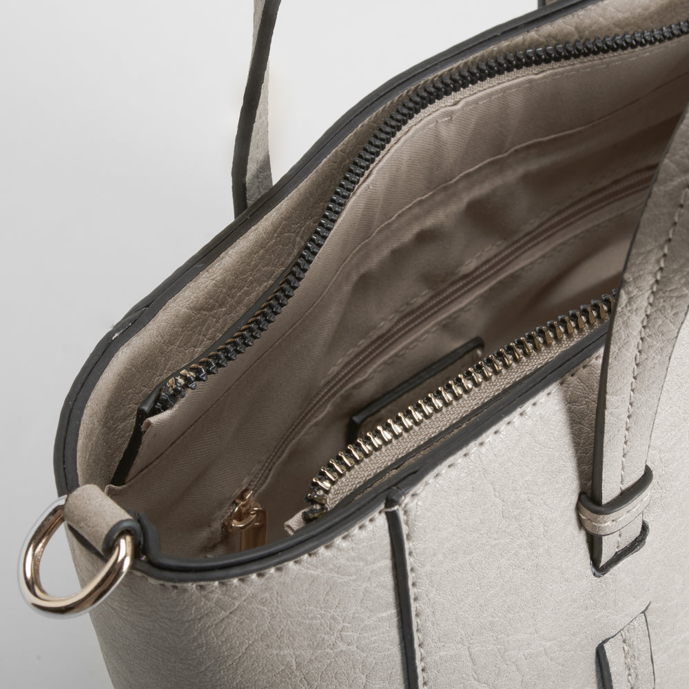 Bolso asa larga elegante blanco PICCOLA PIU