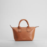 Bolso asa corta marrón PICCOLA PIU