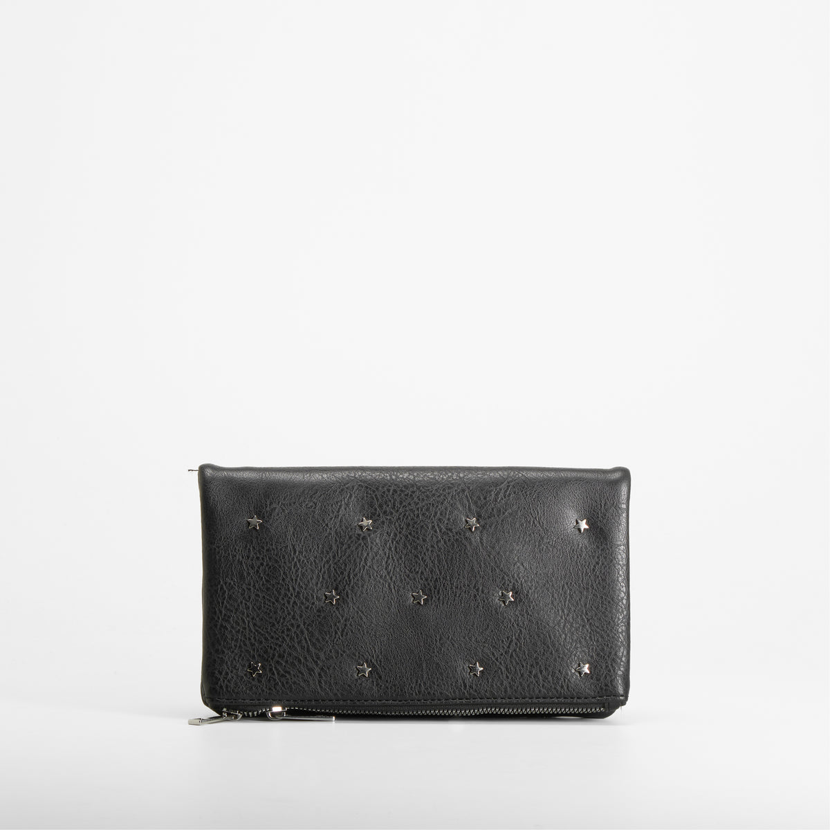 Bolso cadena studs estrellas negro PICCOLA PIU
