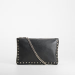 Bolso bandolera tachas cadena negro PICCOLA PIU