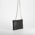 Bolso bandolera tachas cadena negro PICCOLA PIU
