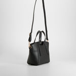 Bolso bandolera con pañuelo negro PICCOLA PIU