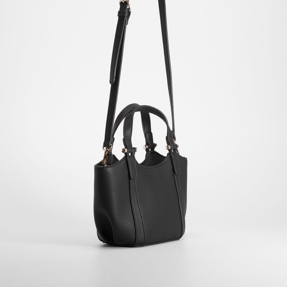 Bolso asa doble negro PICCOLA PIU