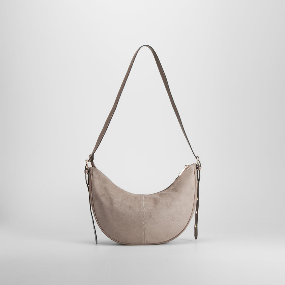 Bolso góndola efecto ante beige Piccola Piu
