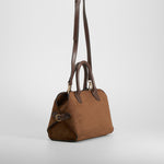 Bolso elegante marrón asa doble PICCOLA PIU