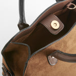 Bolso elegante marrón asa doble PICCOLA PIU