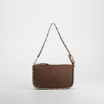Bolso bolitas cadena marrón Piccola Piu