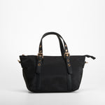 Bolso asa larga nylon negro PICCOLA PIU