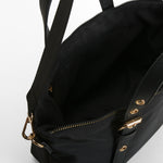 Bolso asa larga nylon negro PICCOLA PIU
