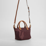 Bolso nylon asa corta rojo PICCOLA PIU