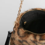 Bolso bandolera pelo leopardo PICCOLA PIU
