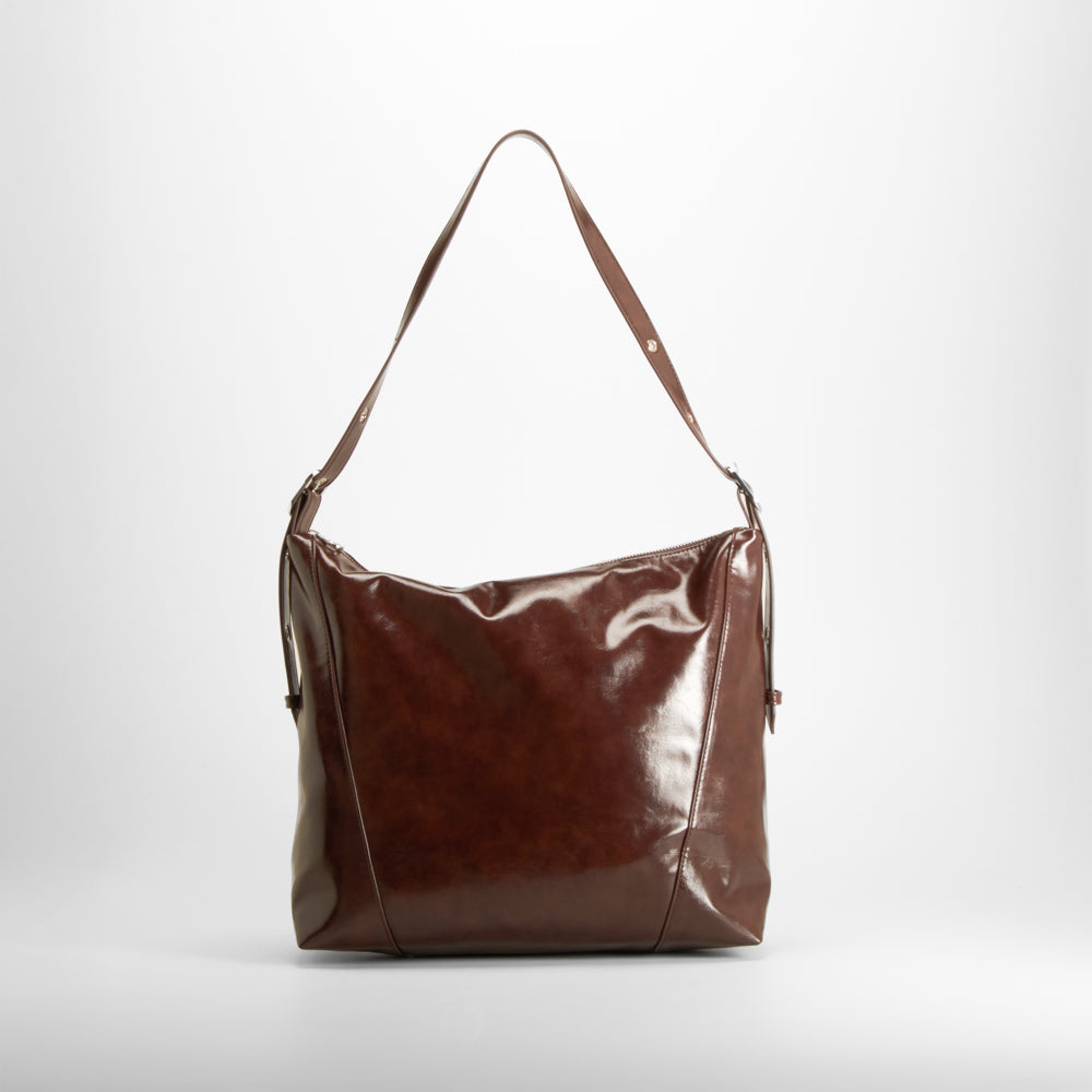 Bolso hombro hebilla marrón PICCOLA PIU