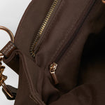 Bolso hombro asa cadena marrón PICCOLA PIU