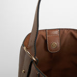 Bolso hombro marrón Piccola Piu