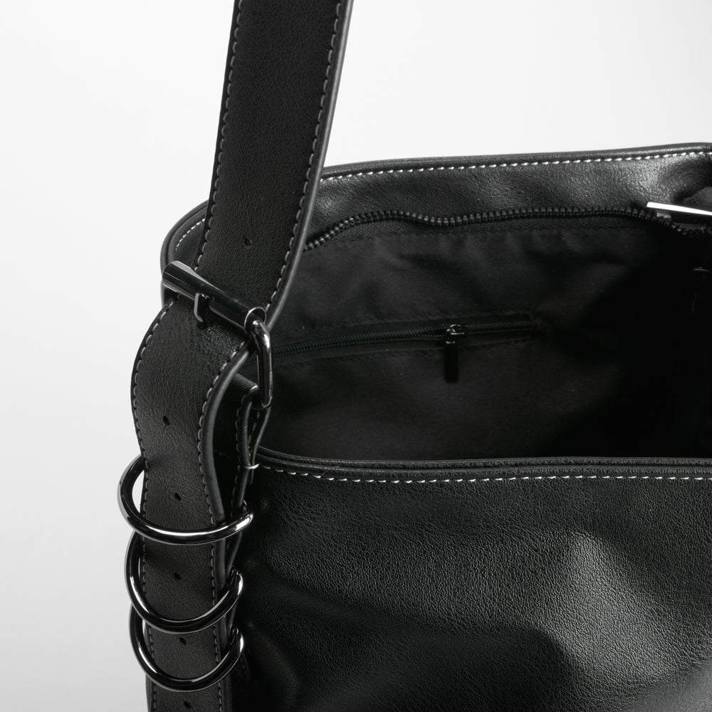 Bolso bandolera cruzado negro PICCOLA PIU