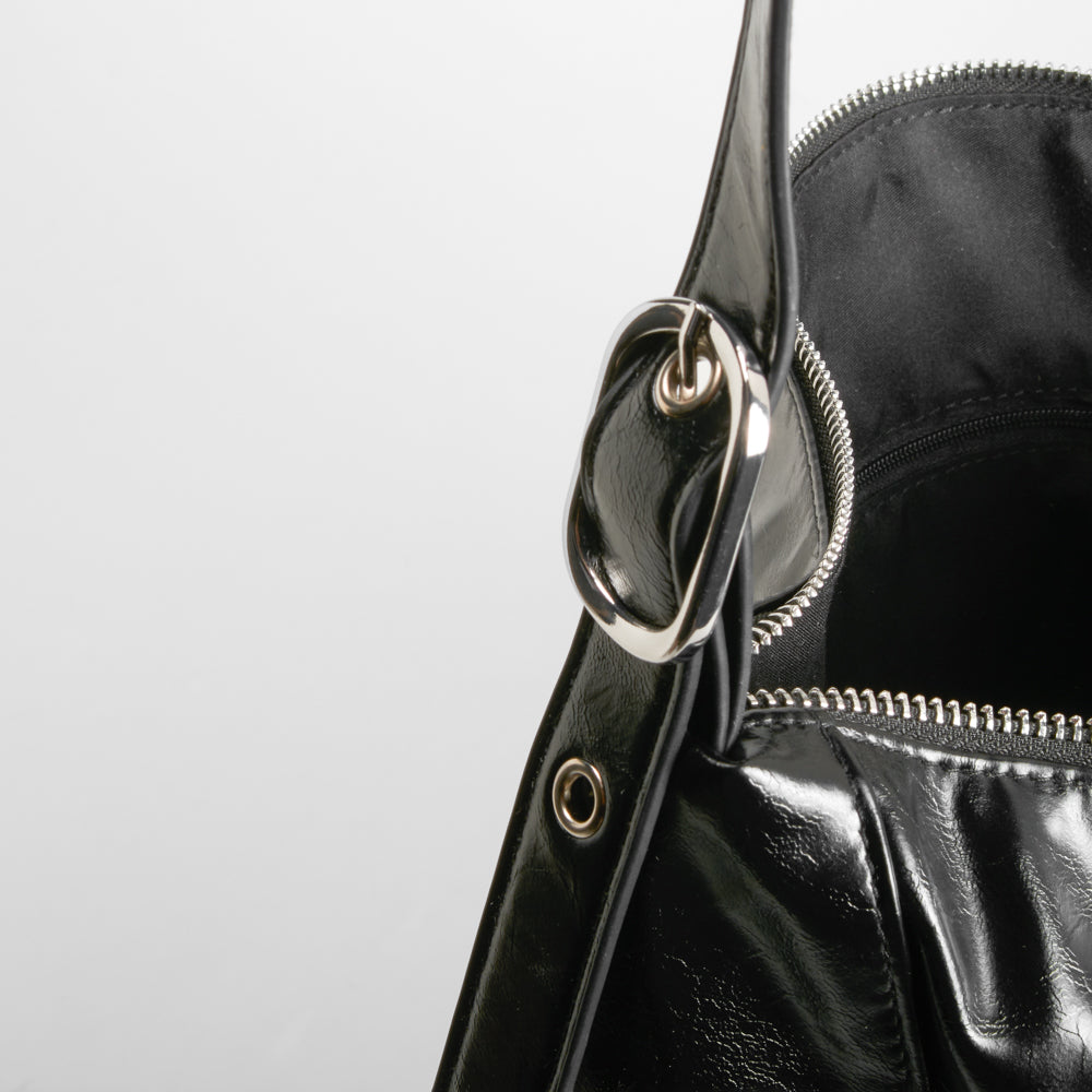 Bolso hombro hebilla negro PICCOLA PIU