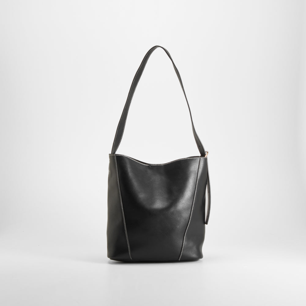 Bolso hombro elegante negro PICCOLA PIU