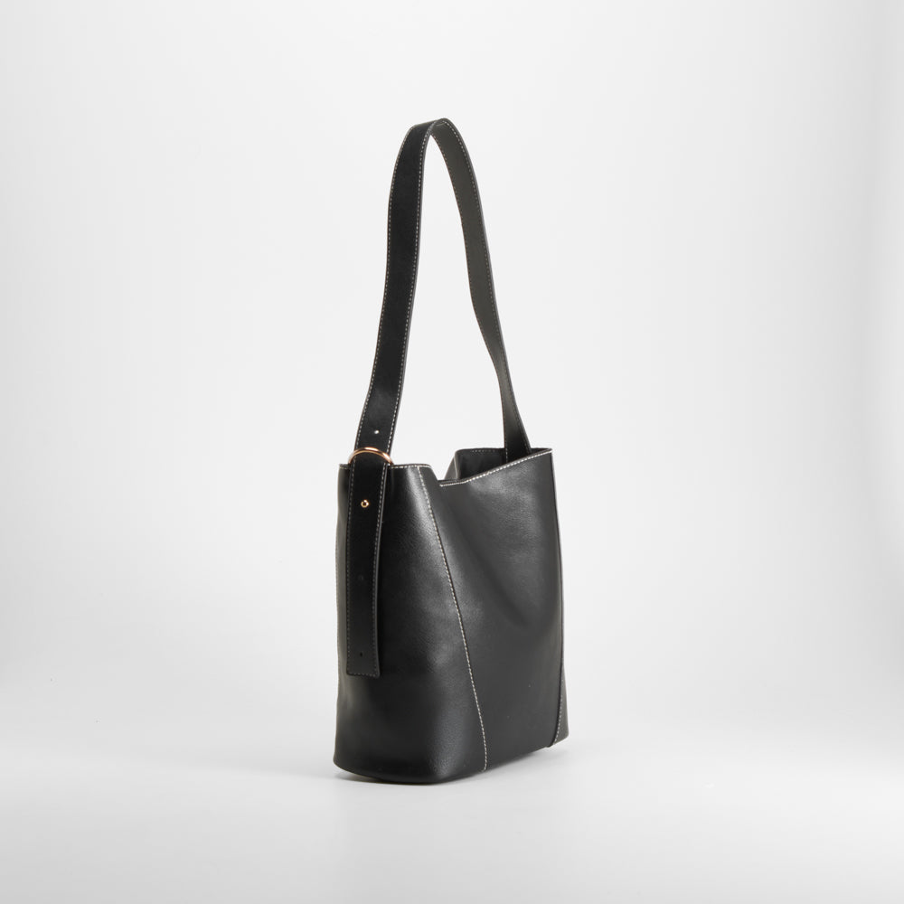Bolso hombro elegante negro PICCOLA PIU
