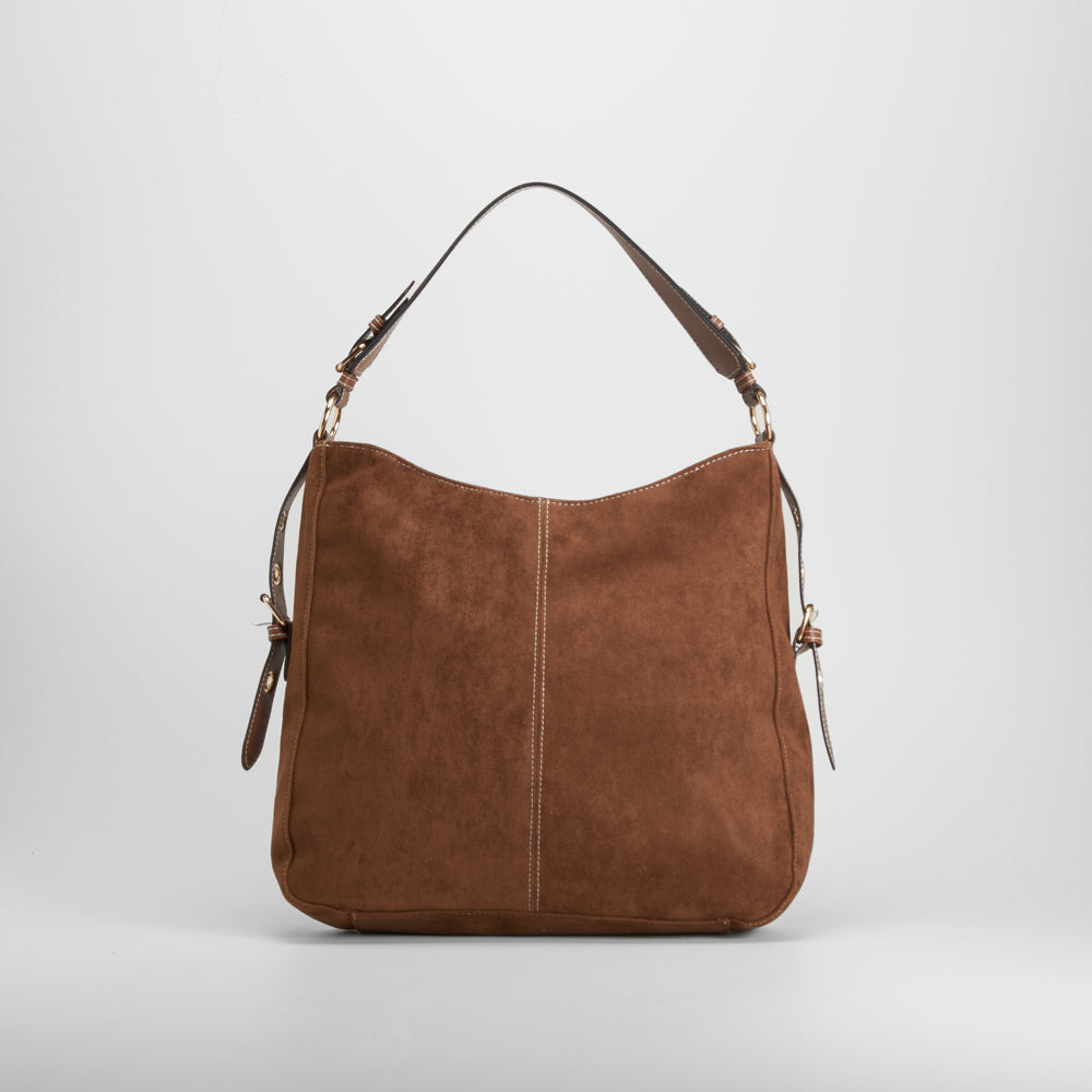 Bolso hombro marrón elegante PICCOLA PIU