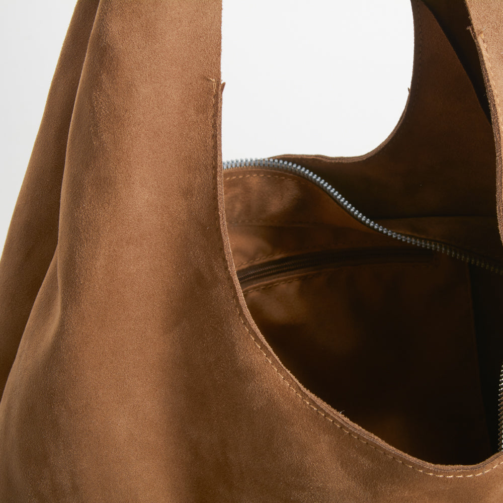 Bolso hombro urbano marrón Piccola Piu