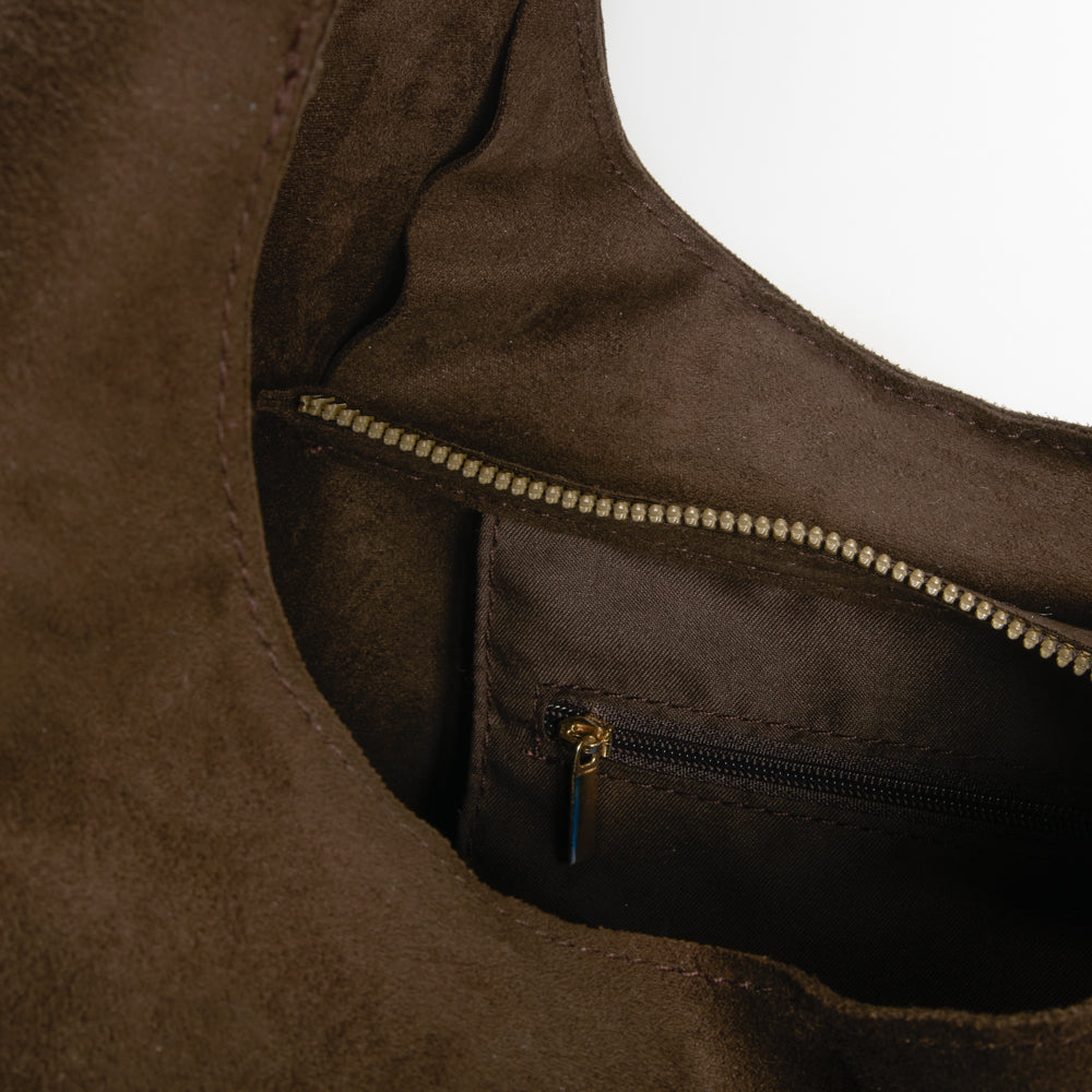 Bolso hombro marrón Piccola Piu
