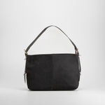 Bolso hombro efecto ante negro PICCOLA PIU