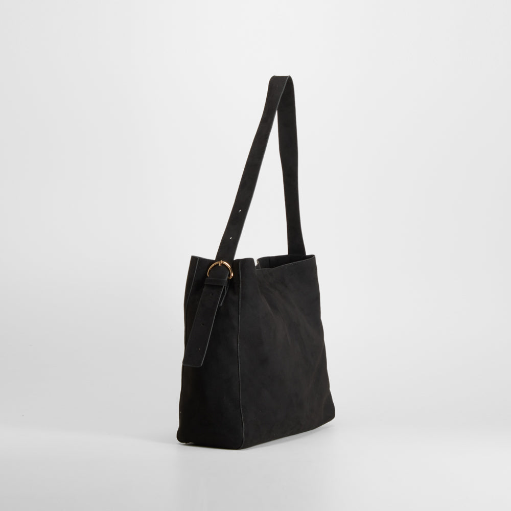 Bolso hombro asa amplia negro PICCOLA PIU