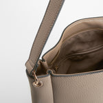 Bolso shopper hombro beige PICCOLA PIU