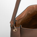 Bolso shopper hombro marrón PICCOLA PIU
