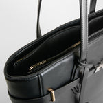 Bolso shopper asa larga negro PICCOLA PIU