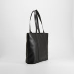 Bolso shopper asa larga colgante negro PICCOLA PIU