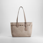 Bolso shopper asas largas beige PICCOLA PIU