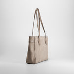Bolso shopper asas largas beige PICCOLA PIU