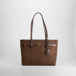 Bolso asa larga marrón elegante PICCOLA PIU