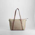 Bolso shopper nylon beige PICCOLA PIU