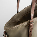 Bolso shopper nylon beige PICCOLA PIU